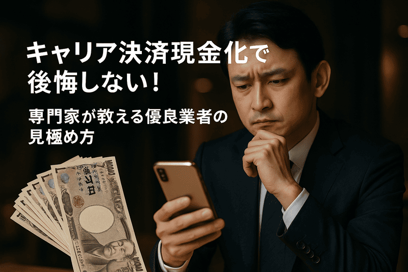 キャリア決済現金化で後悔しない!専門家が教える優良業者の見極め方